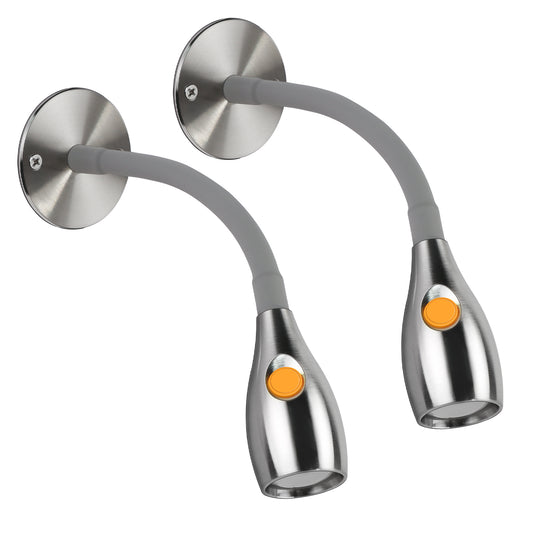 12V Reading Light & Bedside Lamp 4000K / Red Light  CNC Miled Aluminum