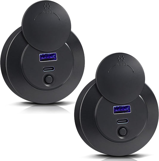 12V USB Outlet 30W PD + 18W QC3.0 – Dual Port Car Charger for RV, Truck, Boat, Van