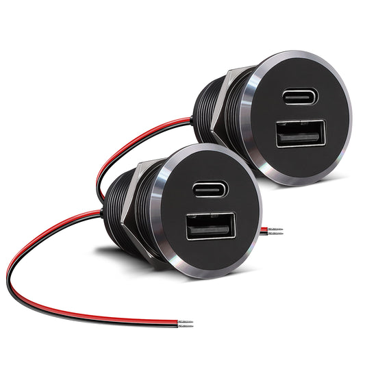 All-aluminum QC 3.0 12V USB Charger