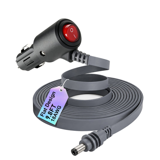 Car Adapter for Starlink Mini, Wall Pass Through Flat Cable