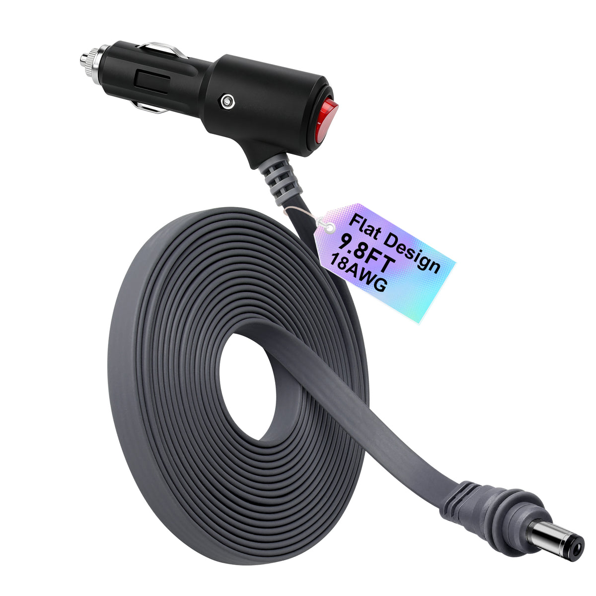 Car Adapter for Starlink Mini, Wall Pass Through Flat Cable