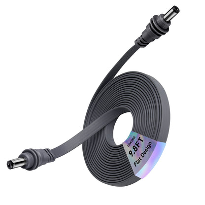 for Starlink Mini Flat DC Power Cable, Replacement DC Waterproof Cord 1.5mm Thin