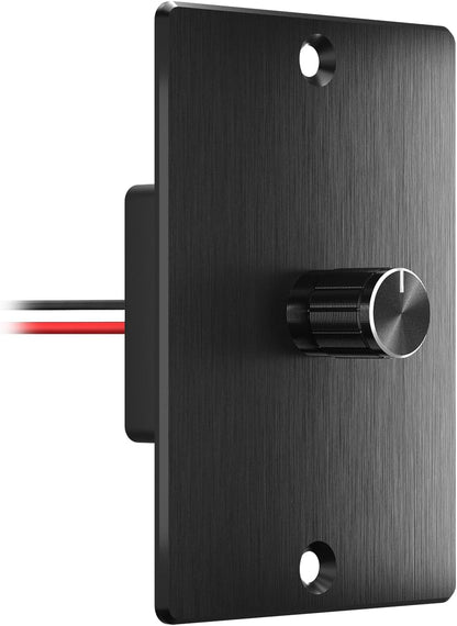 12V/15A PWM LED Low-Side Dimmer Switch Black