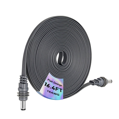 for Starlink Mini Flat DC Power Cable, Replacement DC Waterproof Cord 1.5mm Thin