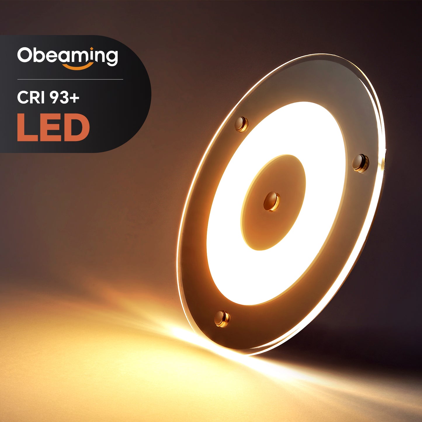 Obeaming 7.3" Interior LED RV Ceiling Dome Light  w/ Acrylic Panel