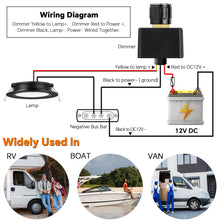 Obeaming 12V Dimmer Switch PWM LED Rotary Knob 5A for RV Boat Truck Camper Van Trailer Light Fixture, DC 12V Dimmable Lights, Single Color LED Strip Light