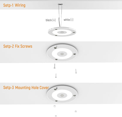 Obeaming 7.3" Interior LED RV Ceiling Dome Light  w/ Acrylic Panel