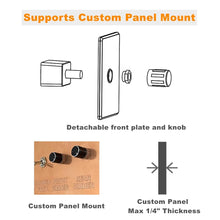 12V Light Dimmer, RV Boat Dimmer Switch High Side PWM Rotary Dimming Switch for Camper Van Lighting Fixtures, Strip Lights