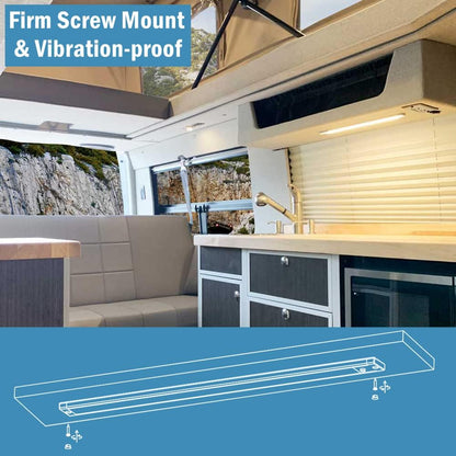 Obeaming RV LED Interior Light Bar 20" Length