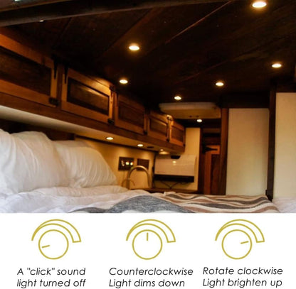 Obeaming 12V Rotary PWM Dimmer Highside