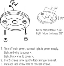 RV Boat Interior LED Puck Light,3 Inch Dimmable Acrylic Disk Light & Blue Nightlight,12V Panel Light for Camper Van Motorhome Truck Trailer Interior Lighting, 4 Pack