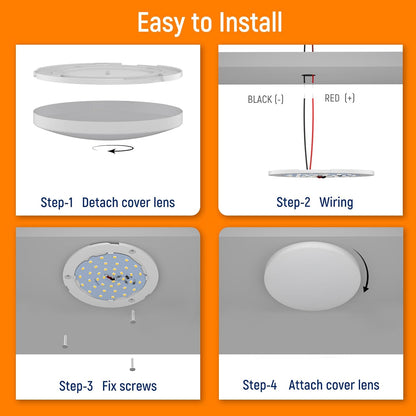 Obeaming 4.5" RV LED Ultra Low Profile Interior Ceiling Light