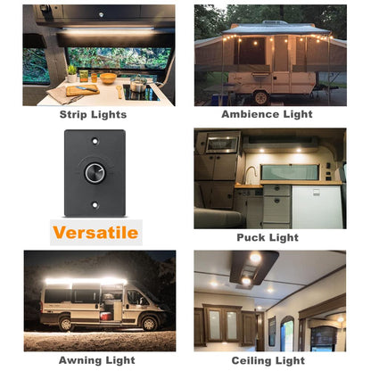 Obeaming 12V 6A  Dimmer Switch Rotary Control
