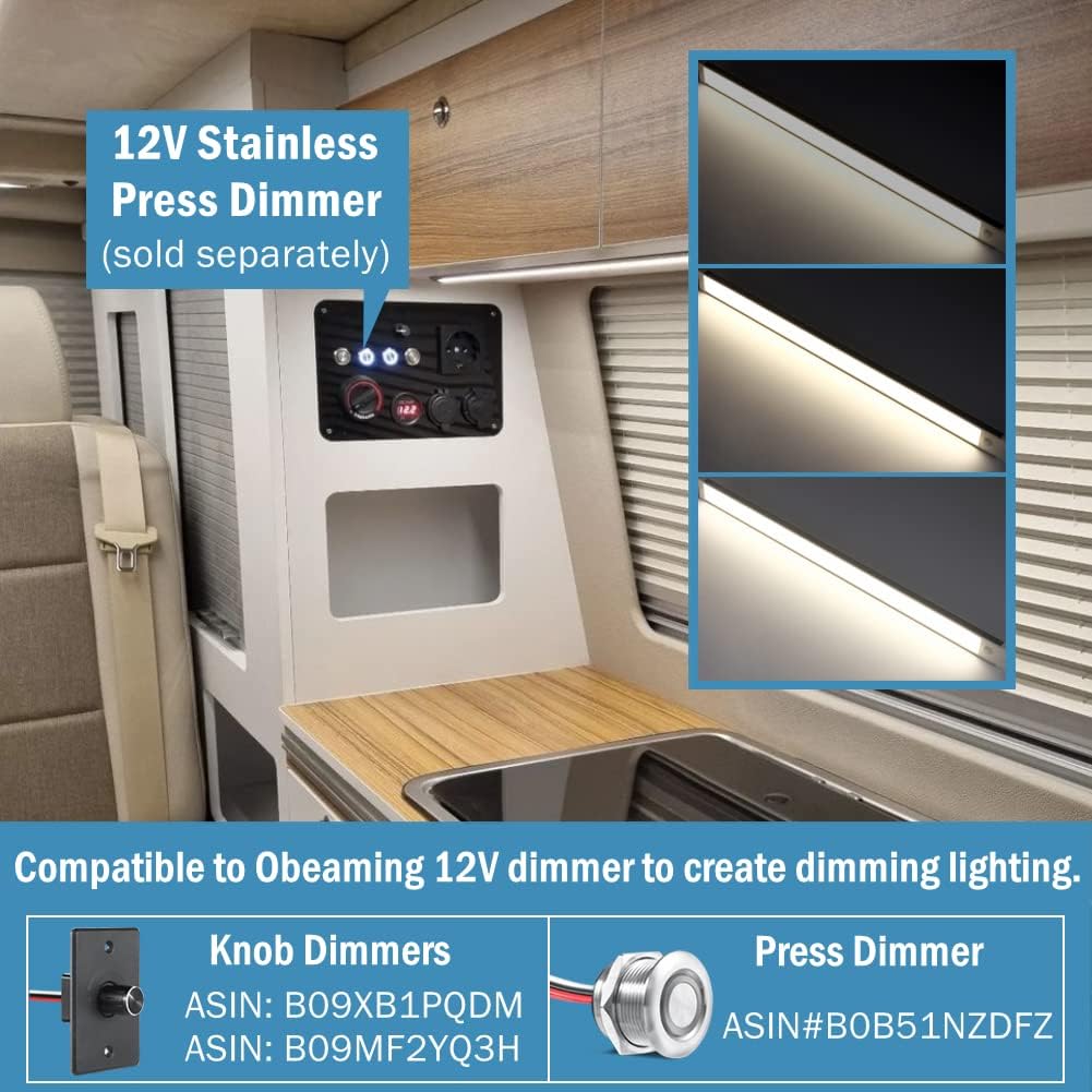 Obeaming RV LED Interior Light Bar 20