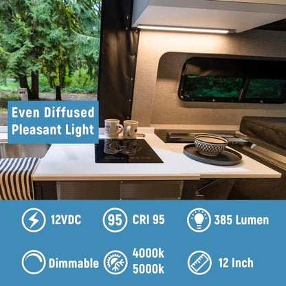 Obeaming RV LED Interior Light Bar 12" Length