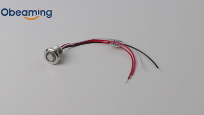 Obeaming 12V/24V 6A PWM LED Dimmer - Stainless Steel, Blue Indicator, 3/4" Mount