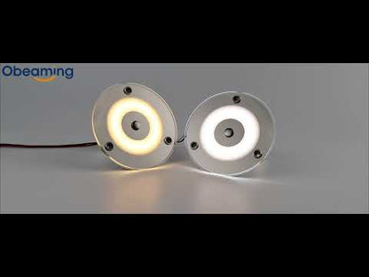 Obeaming 4.75" Interior LED RV Ceiling Dome Light  w/ Acrylic Panel